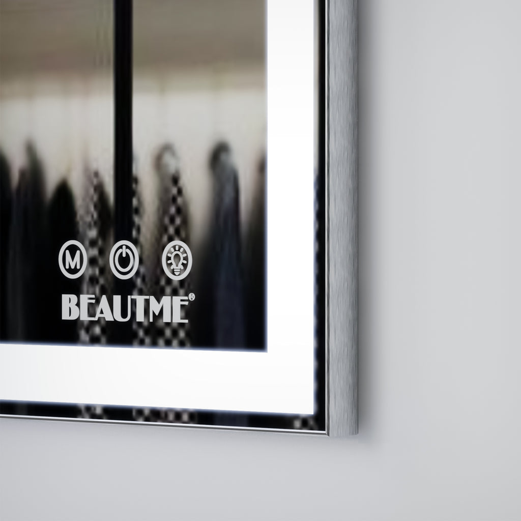 LED bathroom makeup mirror wall mounteed