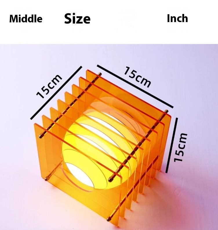 Moon Light Acrylic Melaleuca Lamp