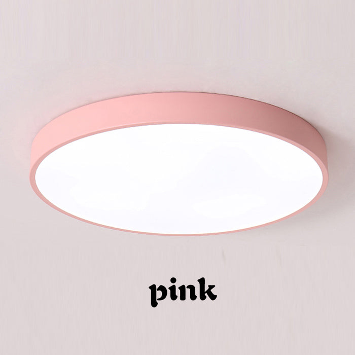Modern round minimalist ceiling light