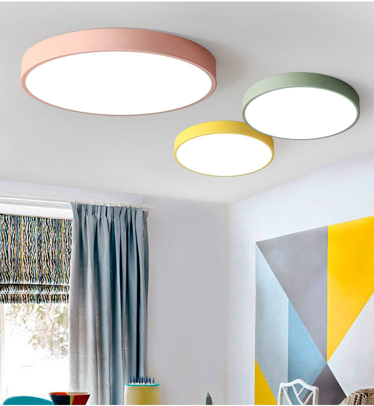 Modern round minimalist ceiling light