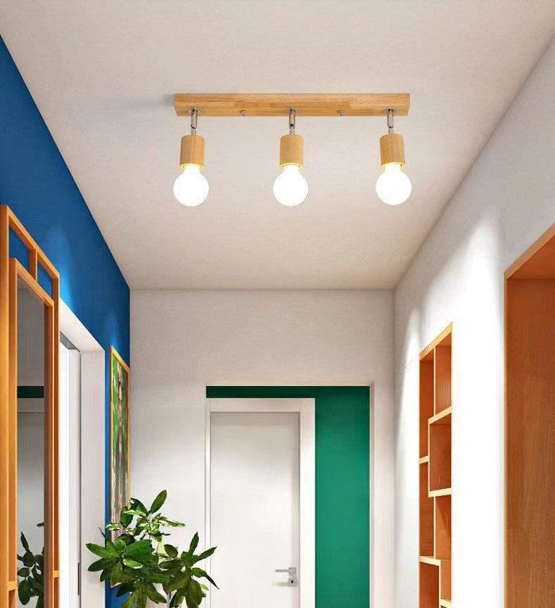 ceiling light Lamp Solid Wood