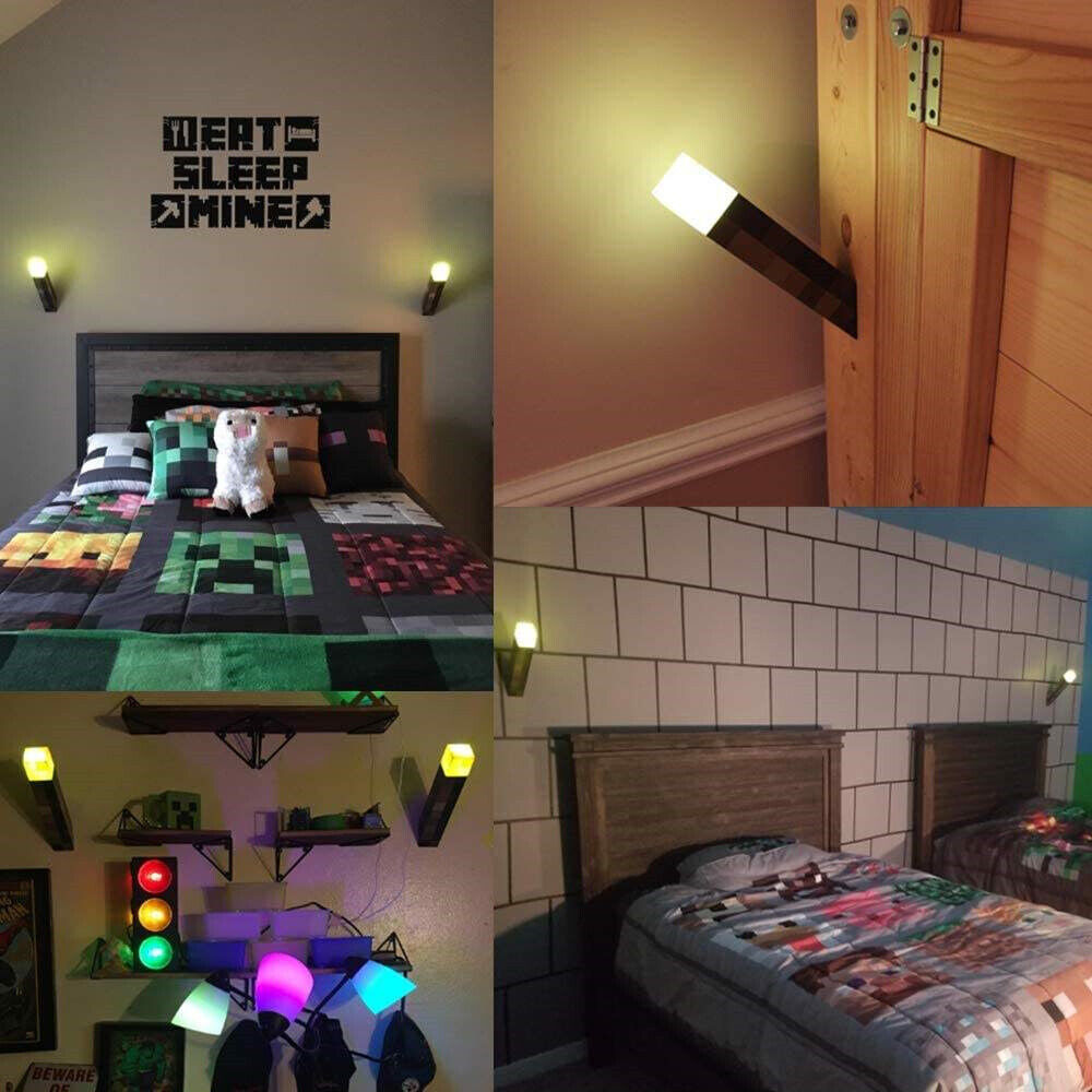 Minecraft Game Torch Lamp