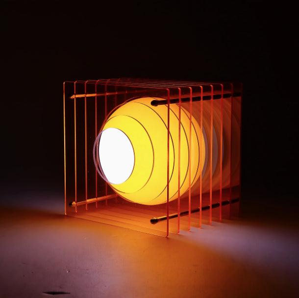 Moon Light Acrylic Melaleuca Lamp