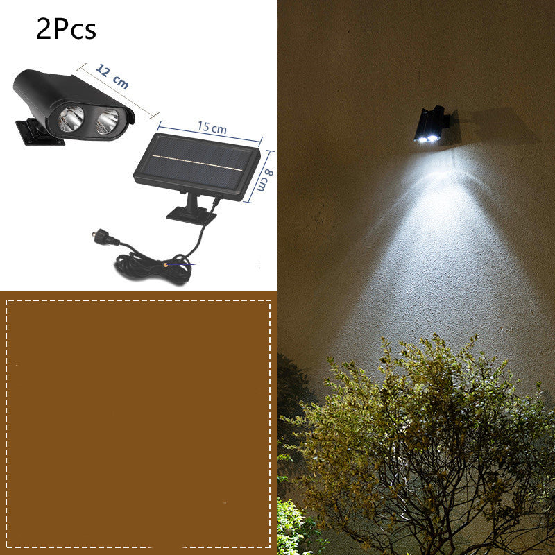 Outdoor Courtyard Solar Decorative Wall Washer Light