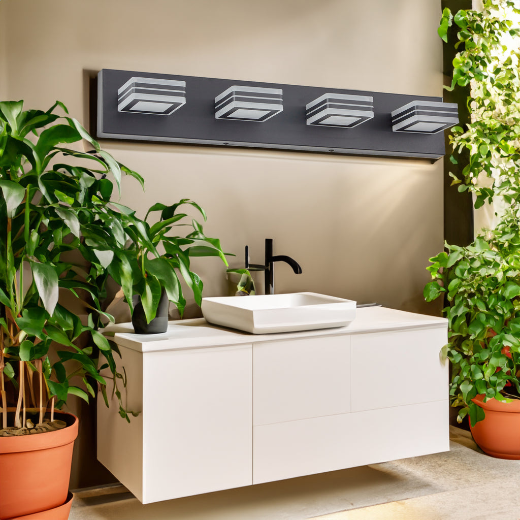 LED Modern Black Vanity Lights