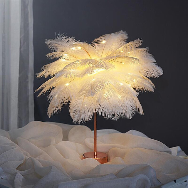Feather Lamp Nordic Desk Lamp