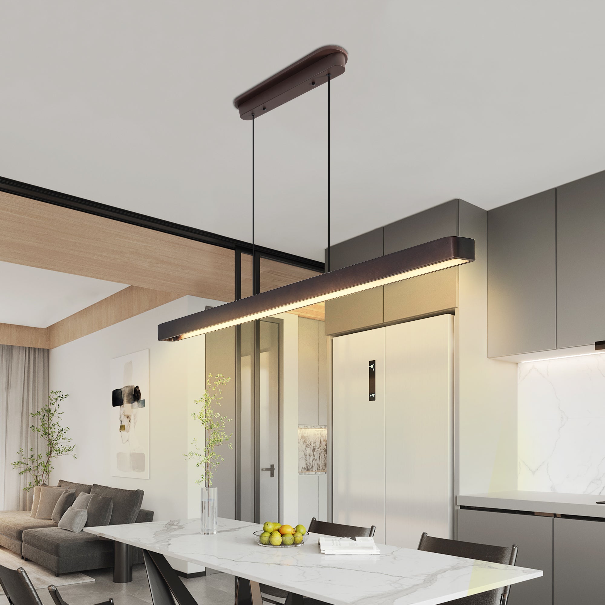 The Serpentine Halo Flush Mount