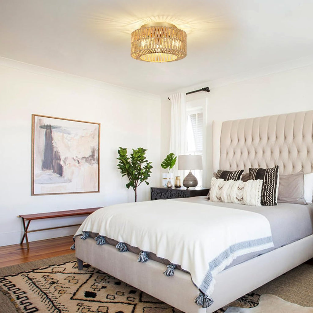 Rattan Ceiling Light