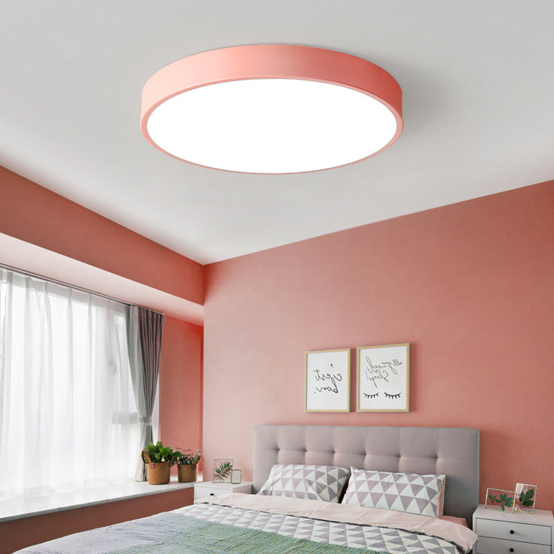 Modern round minimalist ceiling light