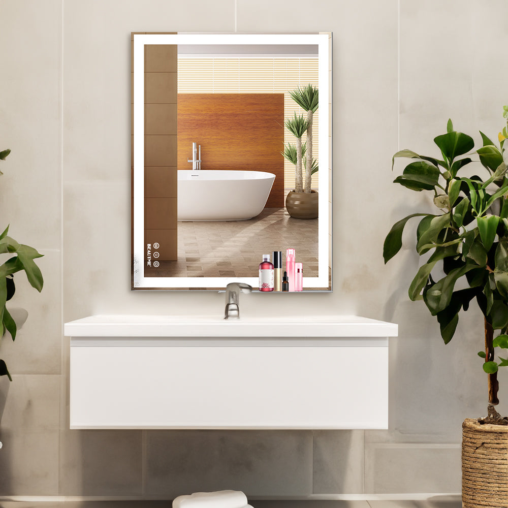 LED bathroom makeup mirror wall mounteed