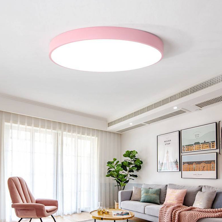 Modern round minimalist ceiling light