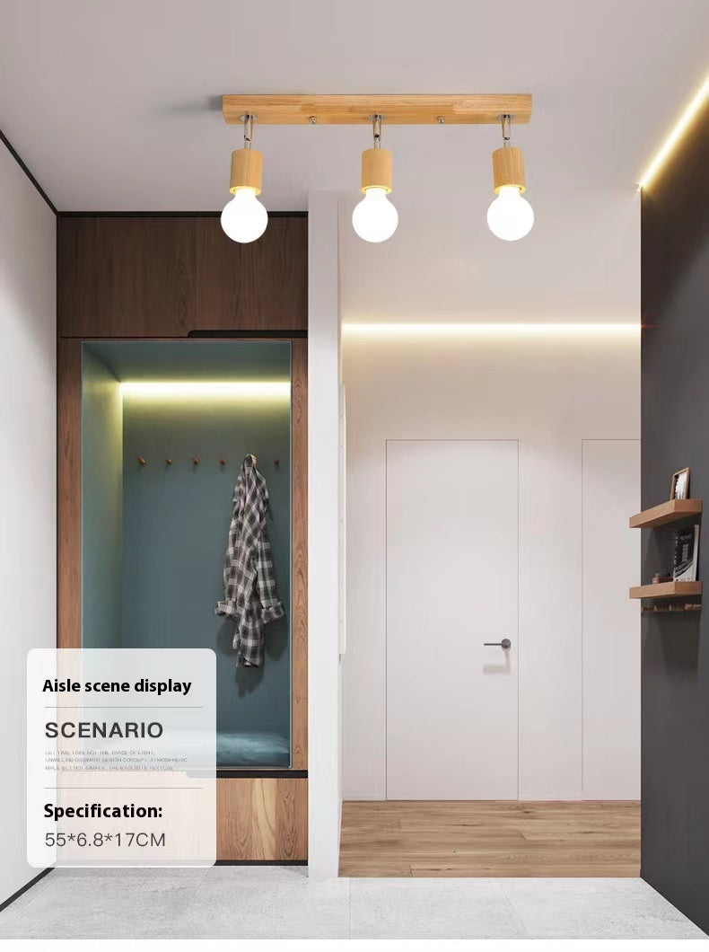 ceiling light Lamp Solid Wood