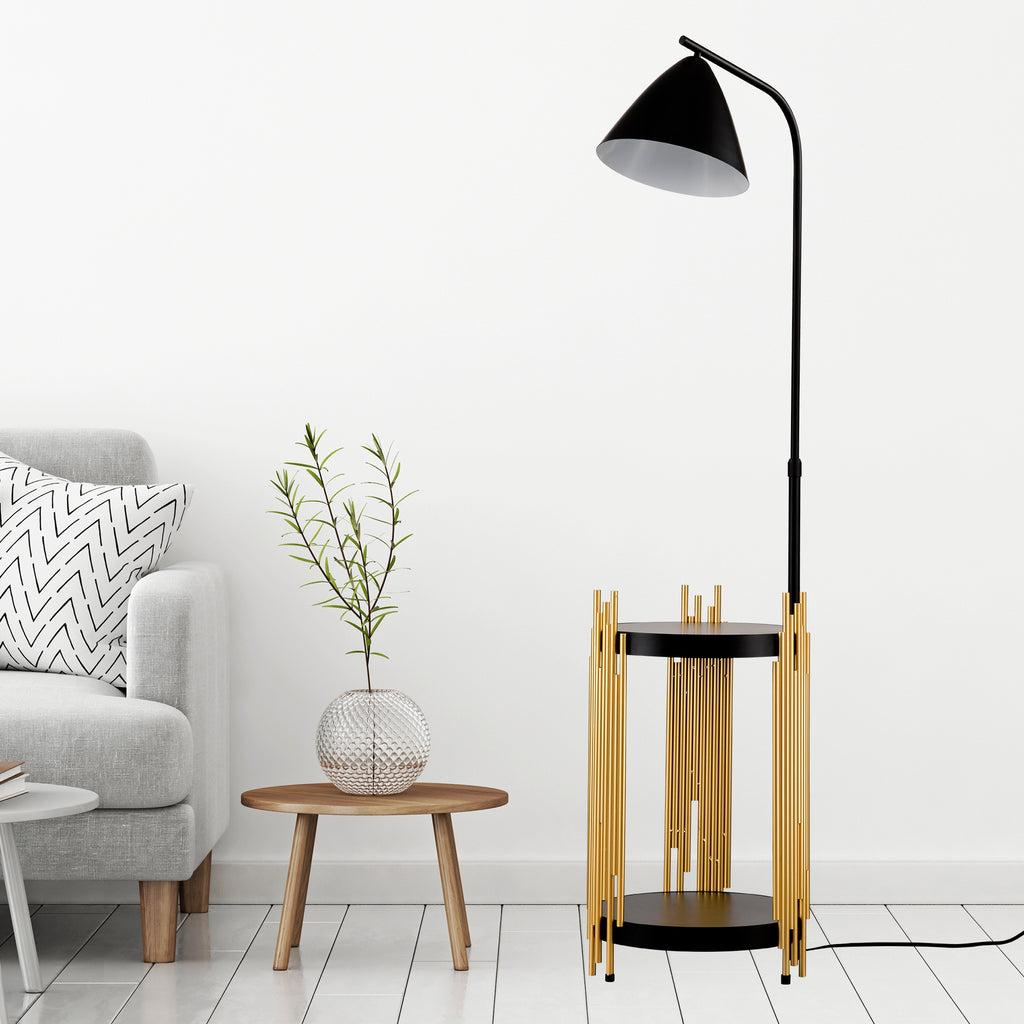 Luxury Shelves Floor Lamp