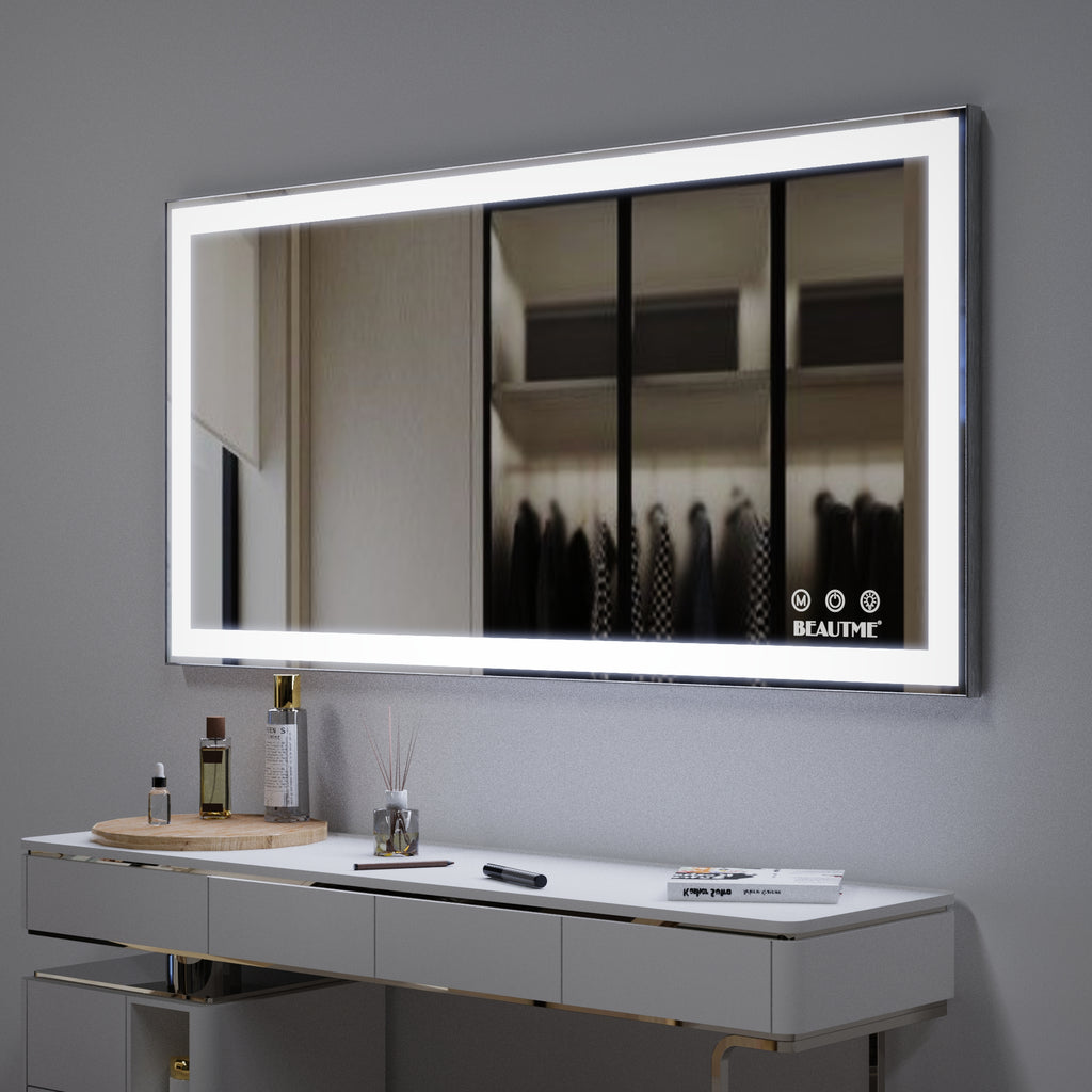 LED bathroom makeup mirror wall mounteed