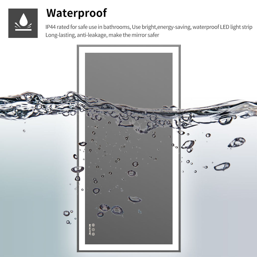 LED bathroom makeup mirror wall mounteed