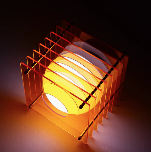 Moon Light Acrylic Melaleuca Lamp