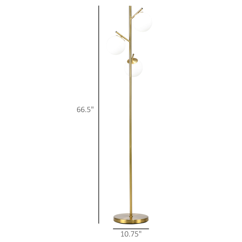 Modern 3-Light Floor Lamp