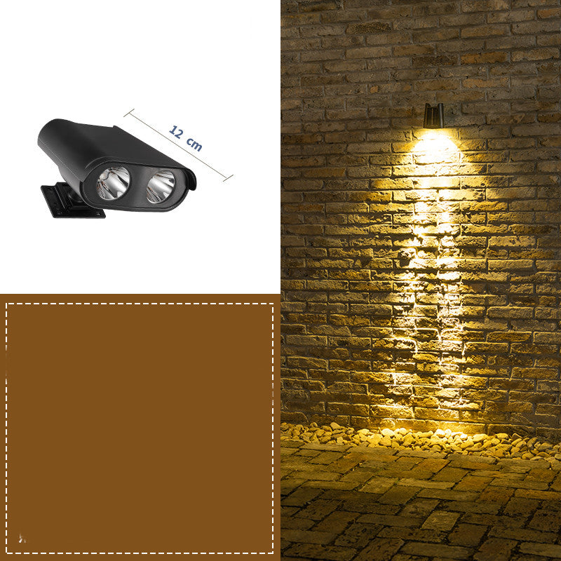 Outdoor Courtyard Solar Decorative Wall Washer Light