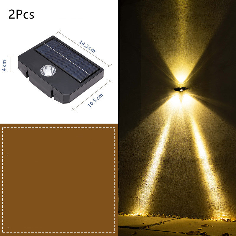 Outdoor Courtyard Solar Decorative Wall Washer Light
