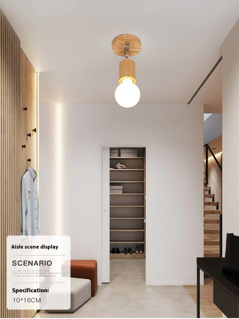 ceiling light Lamp Solid Wood