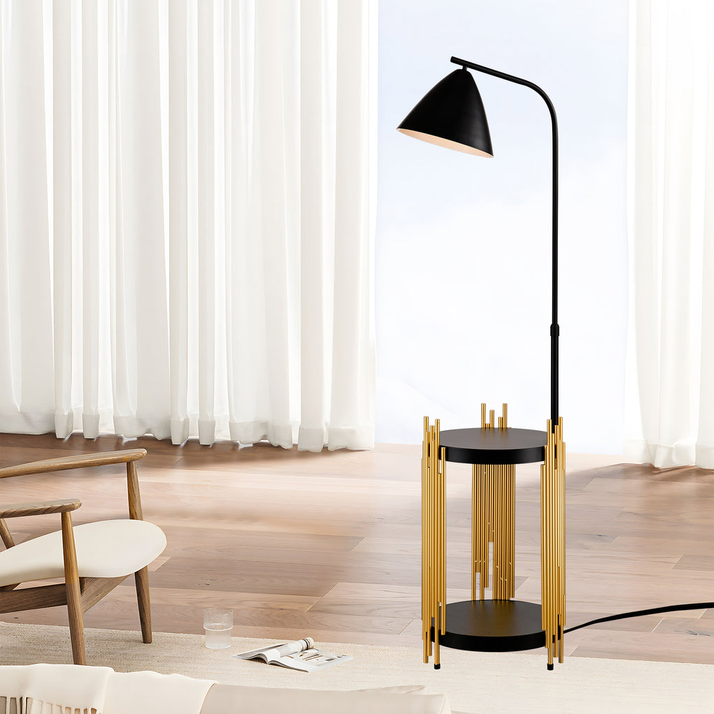 Luxury Shelves Floor Lamp