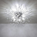Crystal Flush Mount Ceiling Light Chandelier