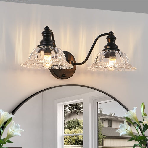 20 Inch 2-Light Vintage Wall Sconce