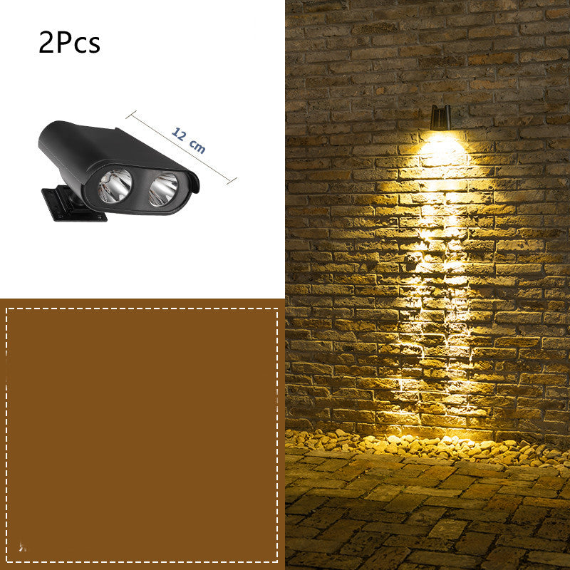 Outdoor Courtyard Solar Decorative Wall Washer Light