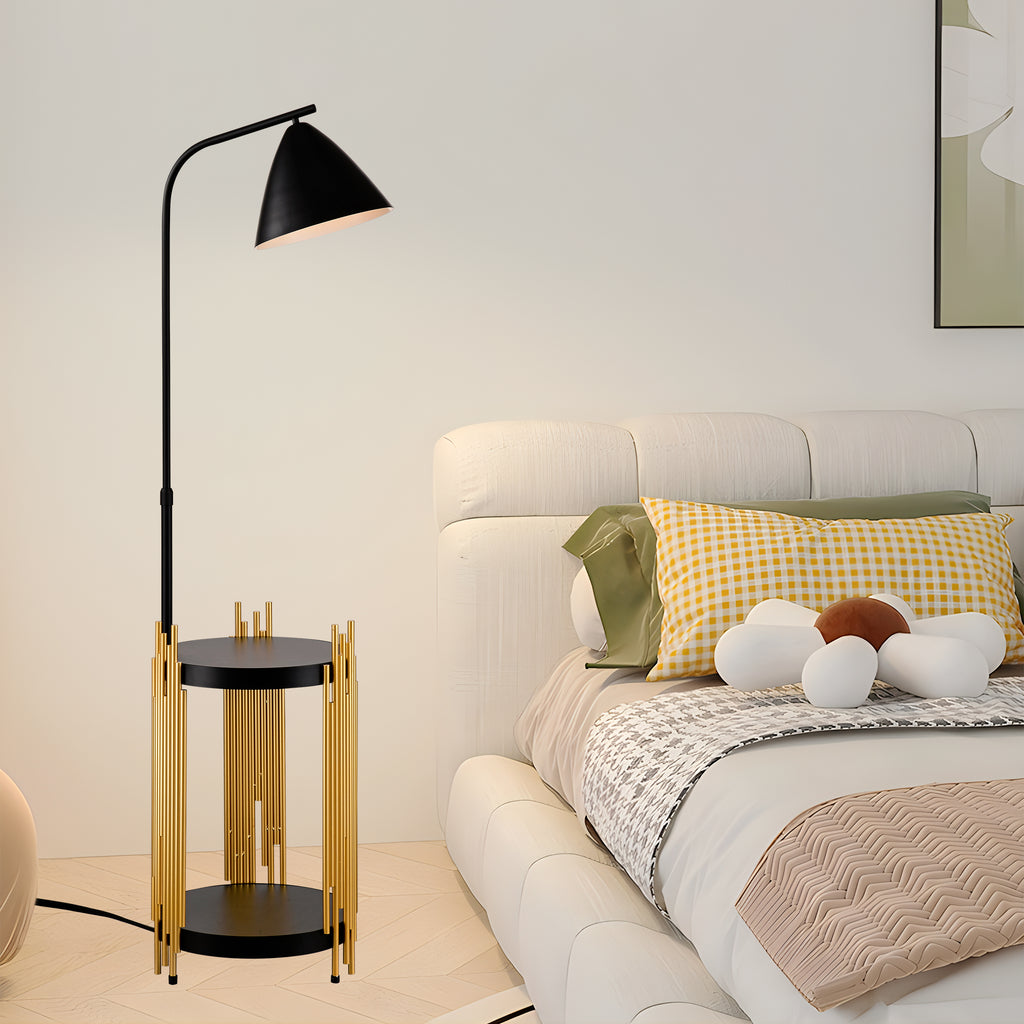 Luxury Shelves Floor Lamp